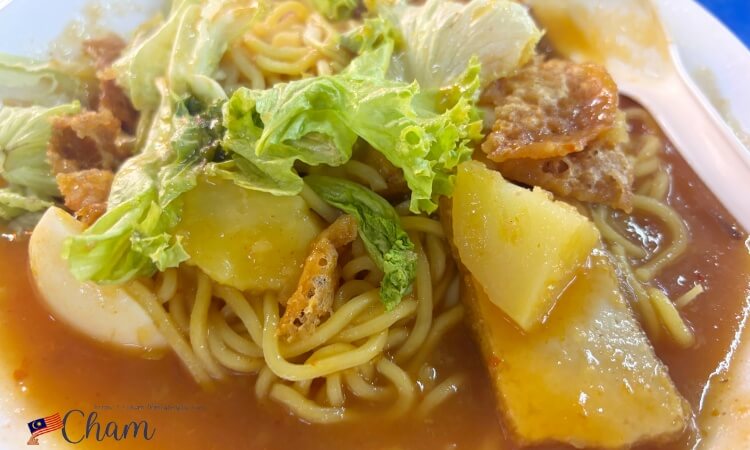 イエローヌードルのみを使ったジャワミー