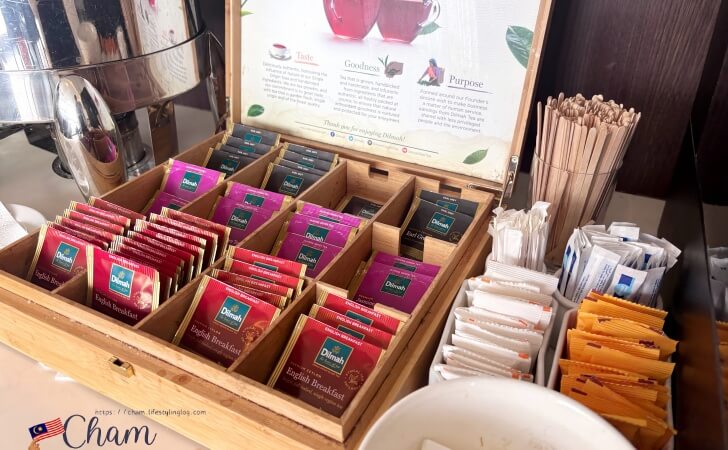 クアラルンプール国際空港にあるマレーシア航空の国内線ゴールデンラウンジの飲み物