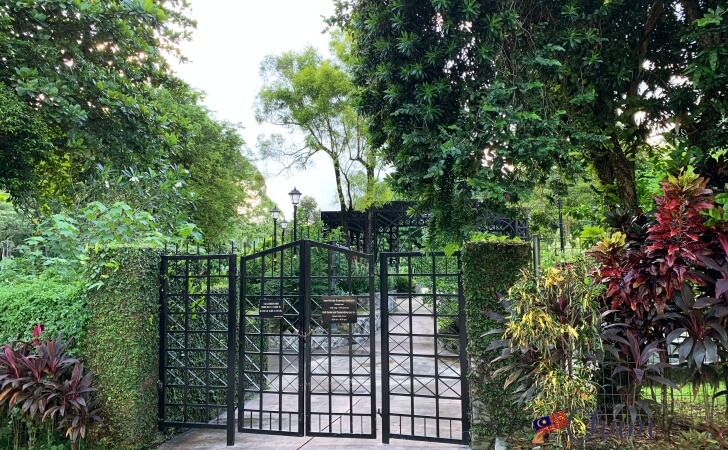 クアラルンプール植物園にあるハーブ&スパイスガーデン