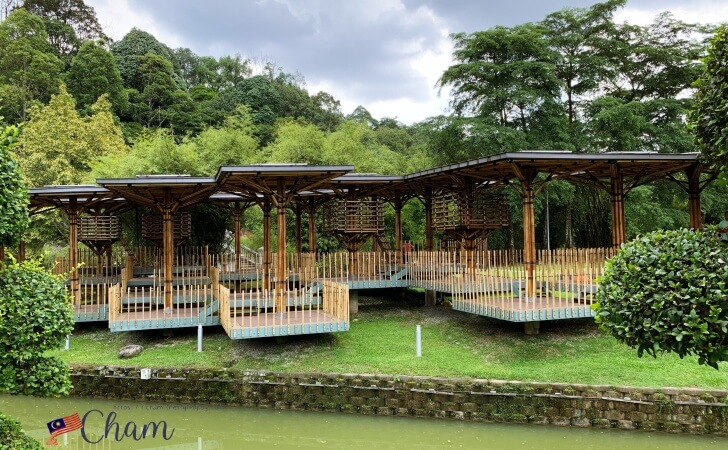 クアラルンプール植物園にあるバンブープレイハウス