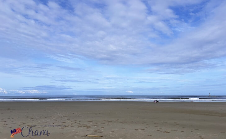 シャングリ ラ ラサリア コタキナバルから見えるビーチ