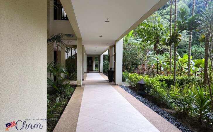 シャングリ ラ ラサリア コタキナバルのホテル内部