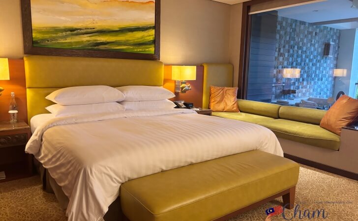 シャングリ ラ ラサリア コタキナバルのオーシャンウィングの客室