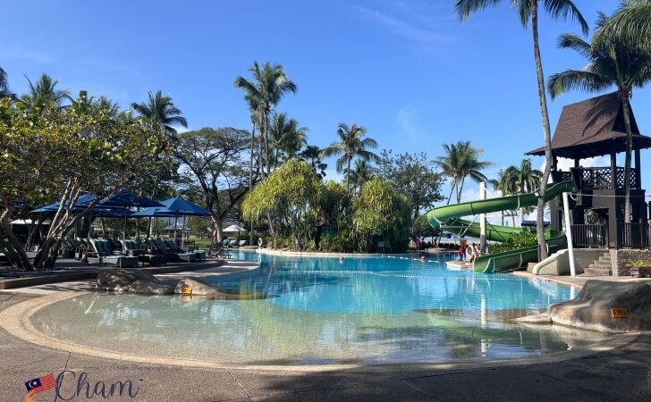 シャングリ ラ ラサリア コタキナバルのキッズプール