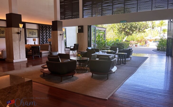 シャングリ ラ ラサリア コタキナバルのオーシャンウィングのロビー
