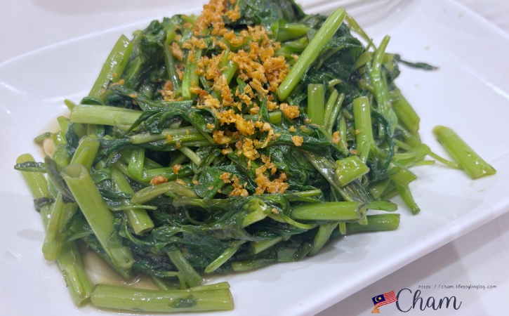 新峰肉骨茶(Sun Fong Bak Kut Teh)の空芯菜炒め