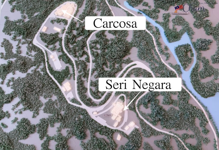 Carcosa（カルコサ）とSeri Negara（セリネガラ）の位置関係