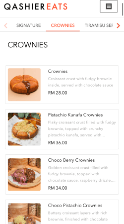 Chef Kecik Boulangerie @ Tuah 1895のオンラインメニュー