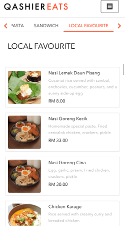 Chef Kecik Boulangerie @ Tuah 1895のオンラインランチメニュー2
