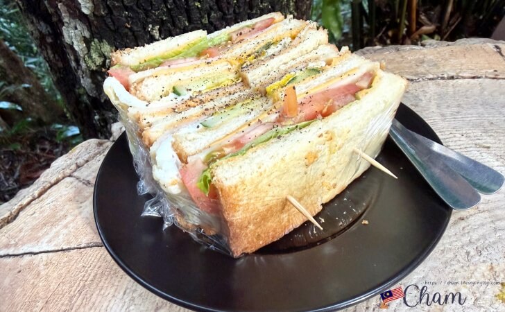 Kopi Hutan（コピフタン）のサンドイッチ