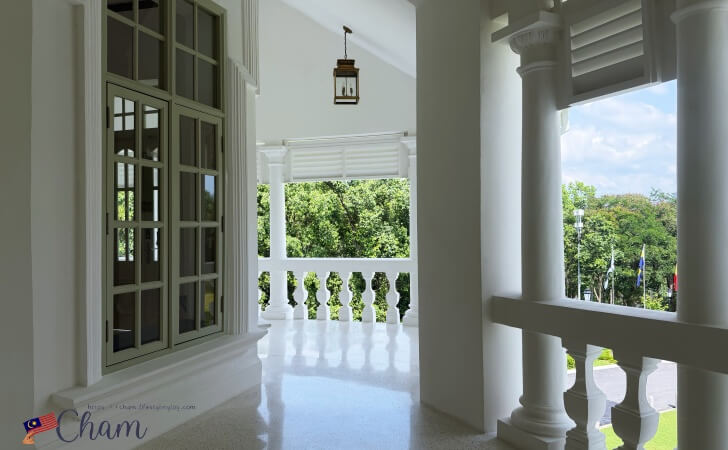 Seri Negara（セリネガラ）の2階にある廊下