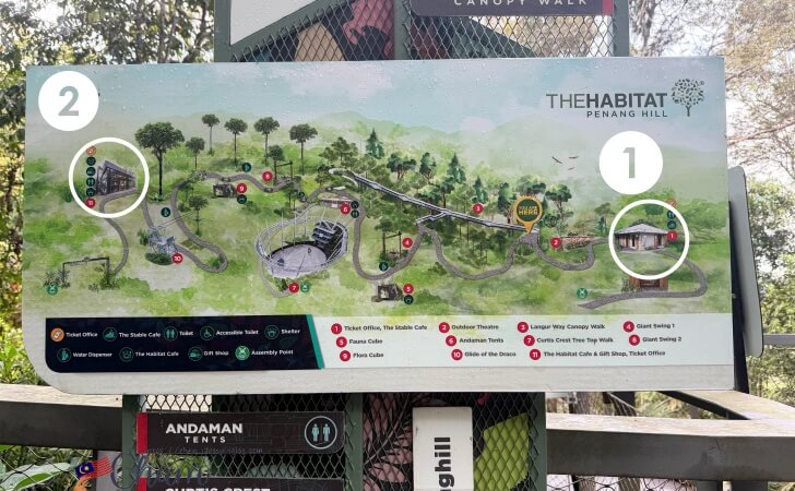 ザ・ハビタットペナンヒルのマップ(地図)