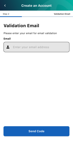 MyNIISe(マイニース)のメールアドレス入力画面