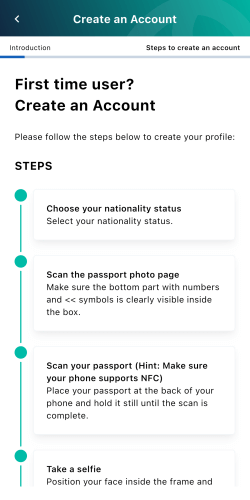 MyNIISe(マイニース)のアカウント作成フロー1