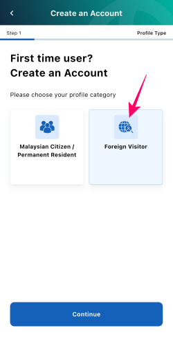 MyNIISe(マイニース)の外国人枠選択画面