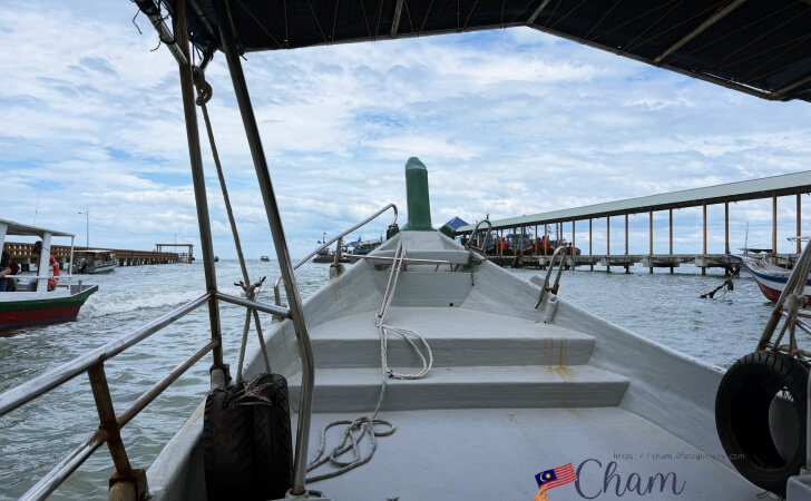 ペナン国立公園でボートに乗船したところ