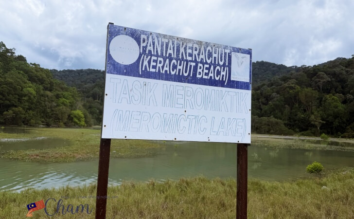 Pantai Kerachutにある二層湖