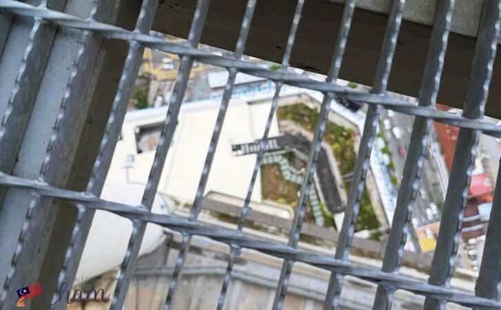 スカイブリッジから見える地上の風景