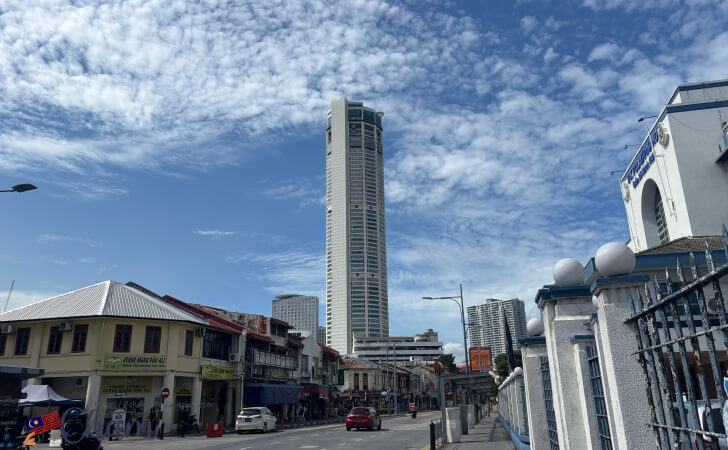 ペナン島の象徴であるKomtar(コムタ)