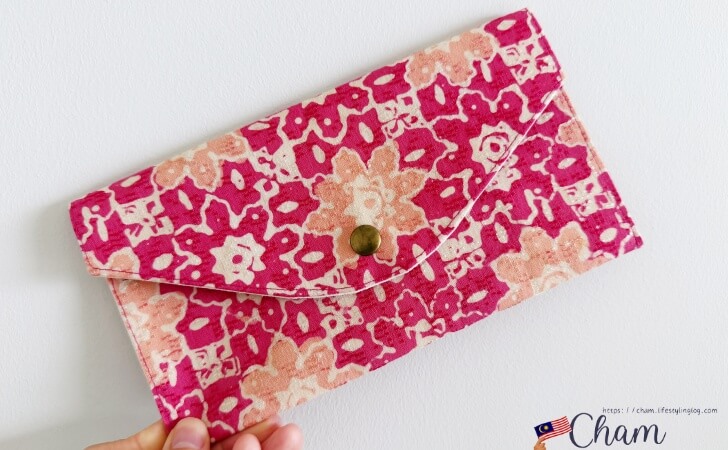 Rerotanで購入したバティックエンベロープポーチ