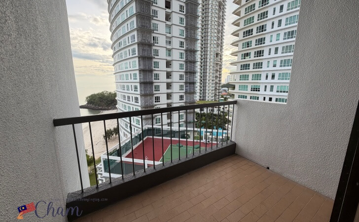 M Social Resort Penangの客室にあるバルコニー