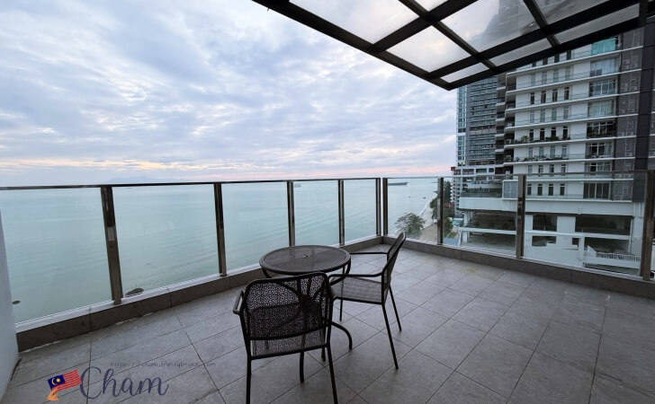 Tanjung Point Residences by Qlik Management（タンジュンポイントレジデンス）のバルコニー