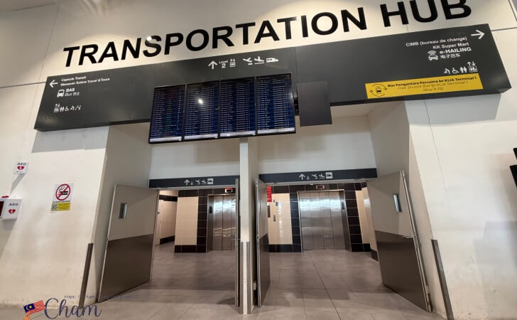 gateway@klia1のLevel 1にあるトランスポーテーションハブ