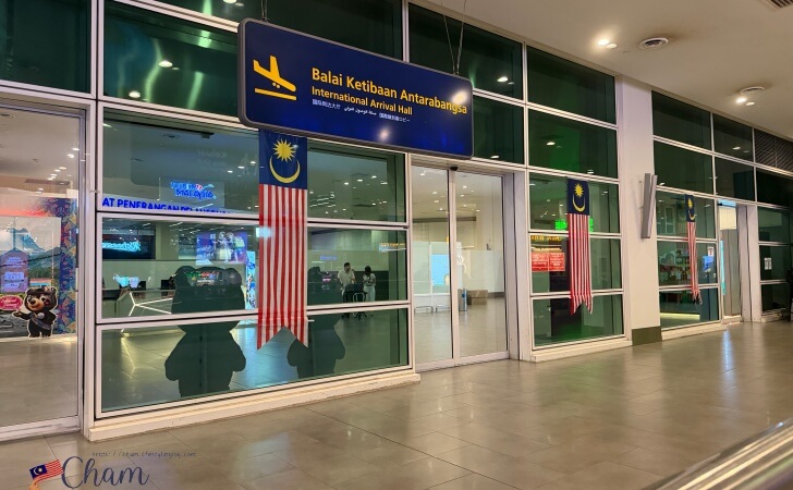 klia2の国際線到着ホール