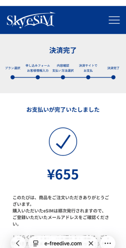 SkyeSiMの購入方法10